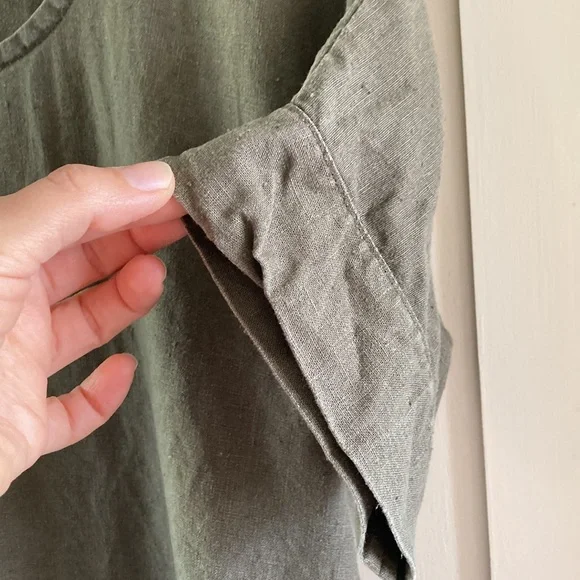 Portland Apron Company linen art tunic - Picture 4 of 6